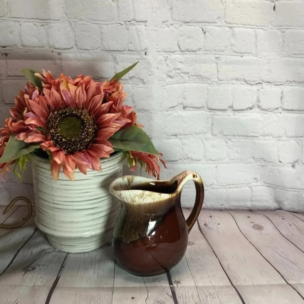 vintage mcCoy USA dip pottery small pitcher creamer